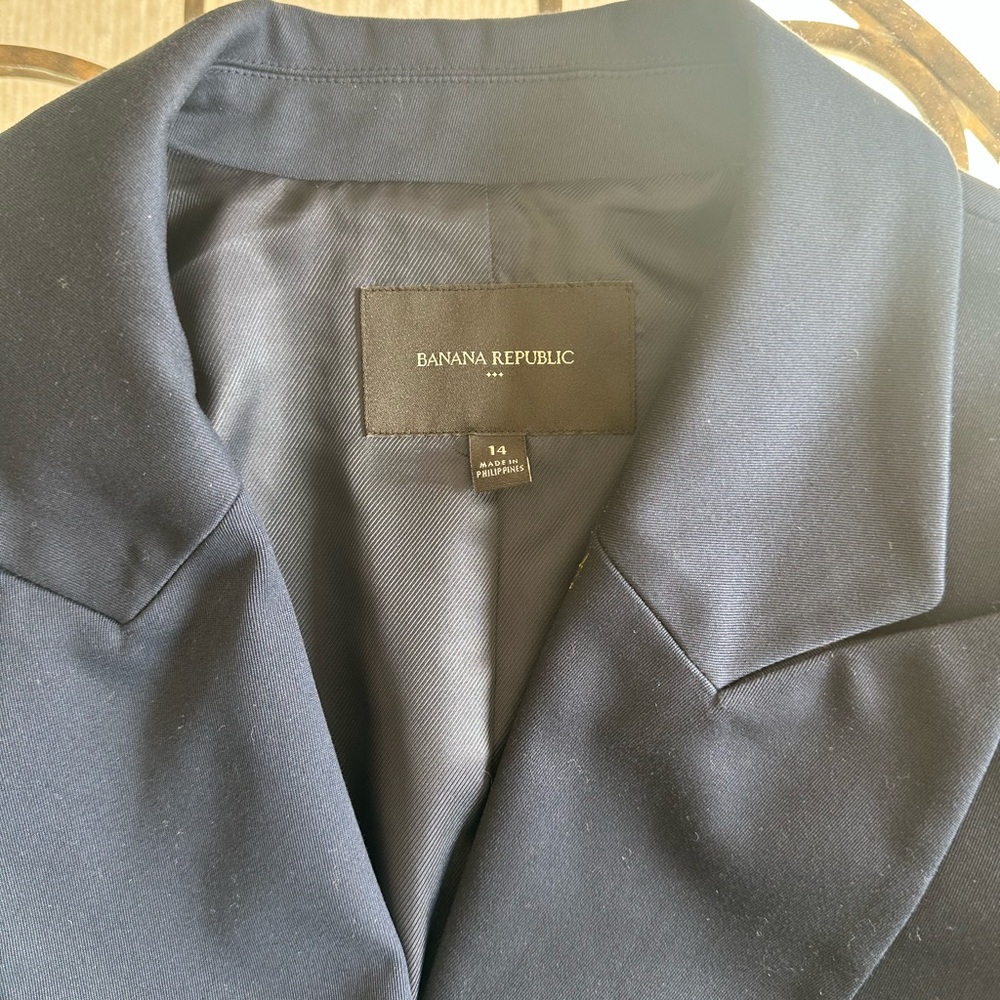 Banana Republic Midnight Blue Double-Breasted Blazer - Picture 5 of 7
